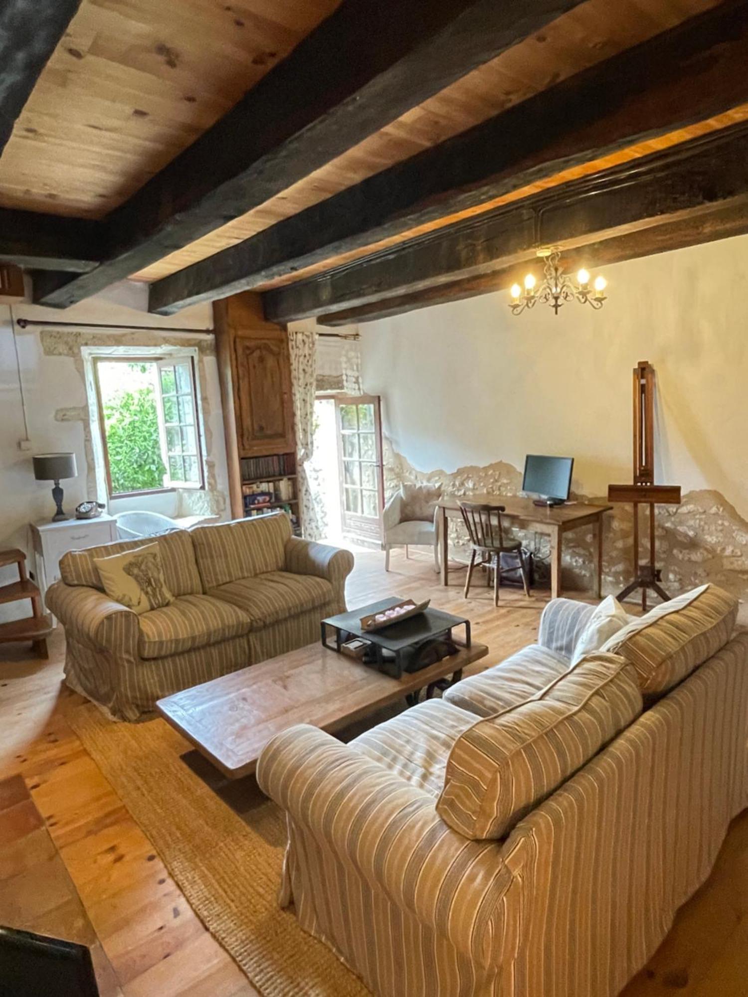 Les Galineaux Villa La Roquille Bagian luar foto